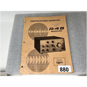 R. L. DRAKE R-4B Receiver Instruction Manual