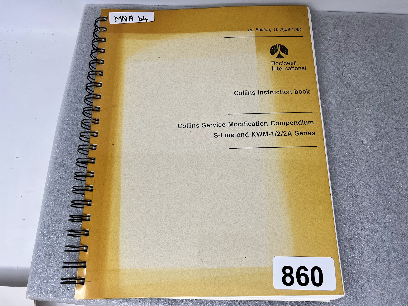 Rockwell Collins Instruction Book: S-Line and KWM-2/2/2A Series