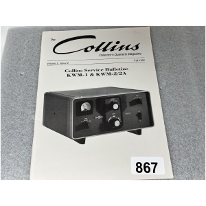 COLLINS Collectors Magazine Vol 2 Issue 2 KWM-1 & KWM-2/2A