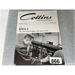 COLLINS Collectors Magazine Vol 1 Issue 4 KWS-1
