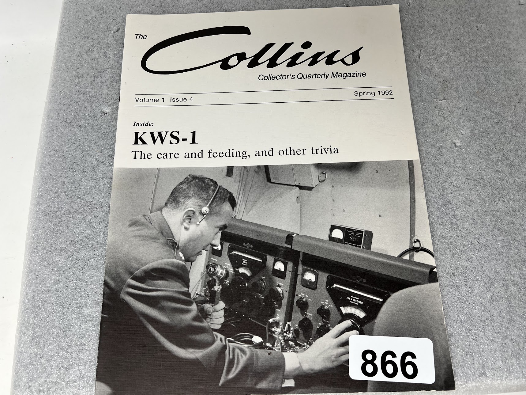 COLLINS Collectors Magazine Vol 1 Issue 4 KWS-1