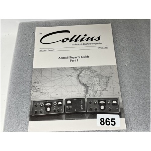 COLLINS Collectors Magazine Vol 1 Issue 3 Annual Buyer's Guide Part 1