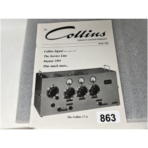COLLINS Collectors Magazine "The Collins 17-A"