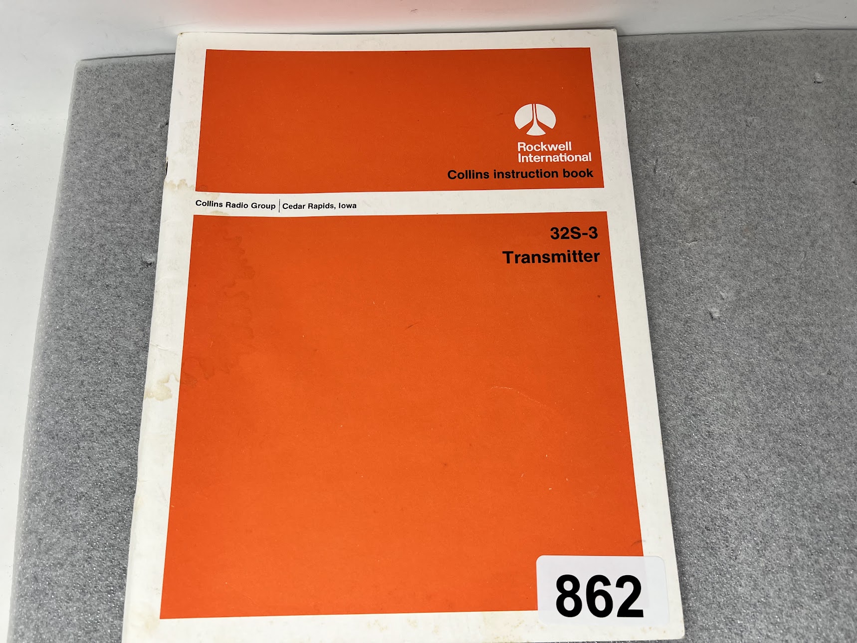 Rockwell Collins Instruction Book for 32S-3 Transmitter