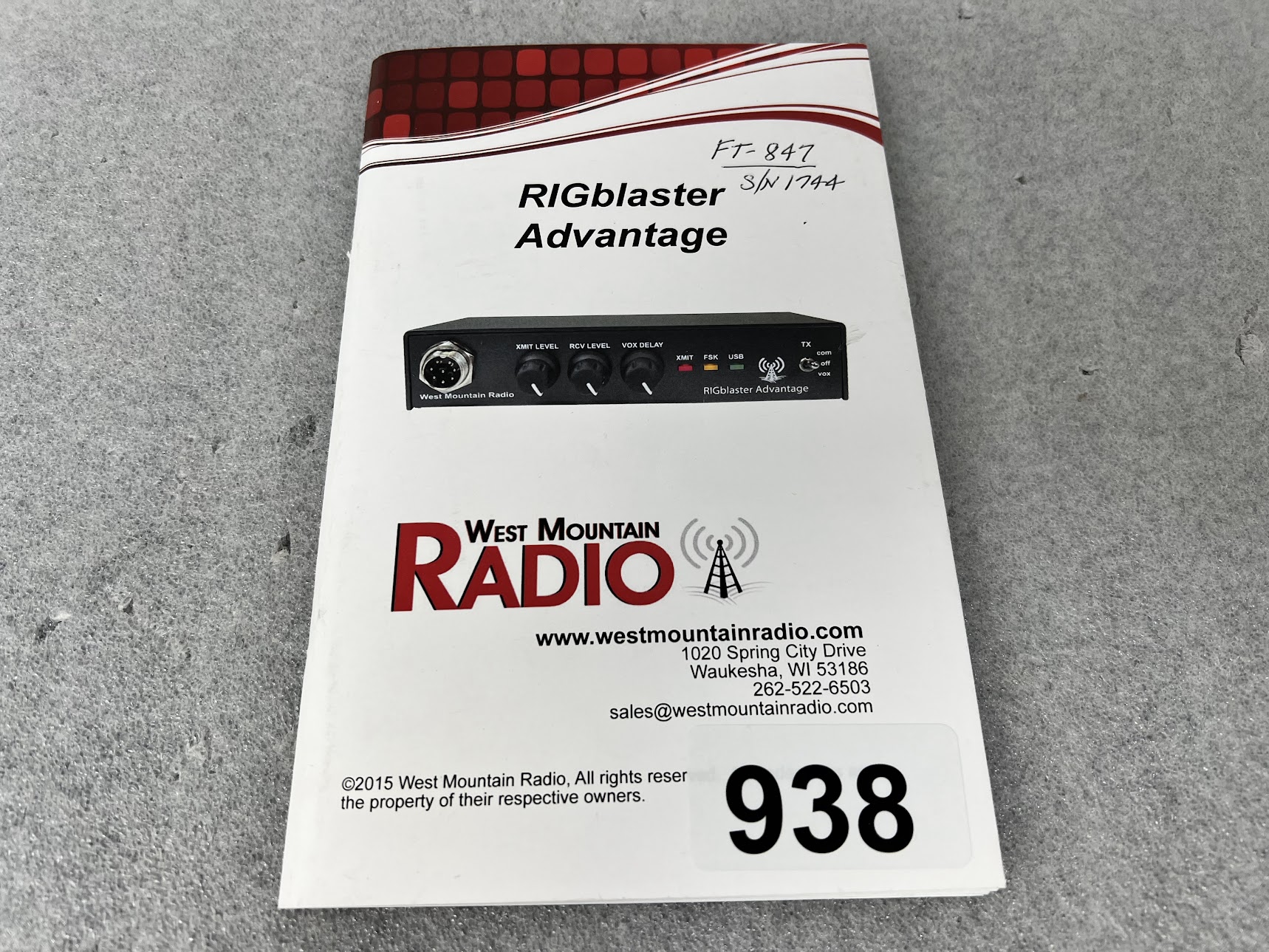 West Mountain Radio RIGblaster Advantage
