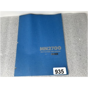 DRAKE MN2700 Matching Network Instruction Manual