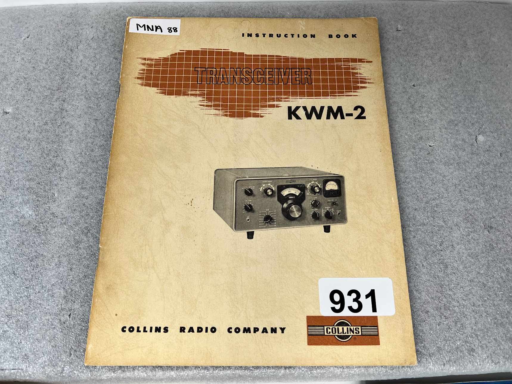 COLLINS KWM-2 Transceiver Instruction Manual