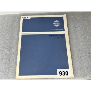 COLLINS 75S-3B & 75S-3C Receivers Instruction Book