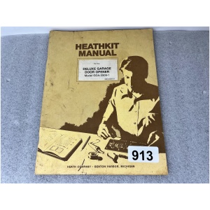 HEATHKIT Manual for the Deluxe GDA-3309-1 "Garage Door Opener"