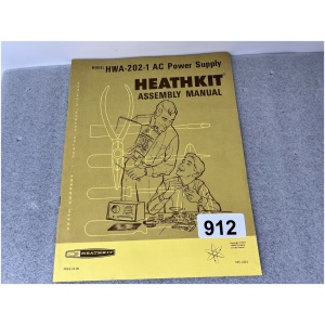 HEATHKIT Assembly Manual for the HWA-202-1 AC Power Supply