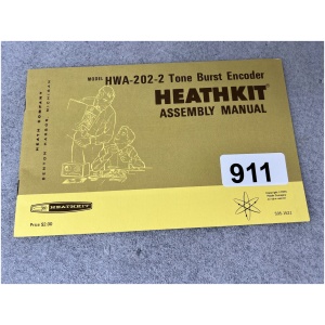 HEATHKIT Assembly Manual for the HWA-202-2 Tone Burst Encoder