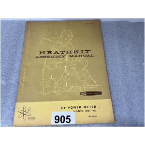 HEATHKIT Assembly Manual HM-102 RF Power Meter