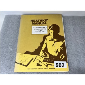 HEATHKIT Manual for the HWA-5400-1 A.C Power Supply Speaker/Digital Clock