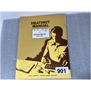 HEATHKIT Manual for the QRP Wattmeter "HM-9"
