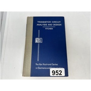 Transistor Circuit Analysis & Design - The Van Nostrand Series
