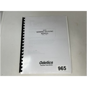 Odetics "Generic Satsync Manual"
