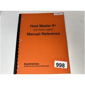 Kantronics Host Master II+ with Pactor Support - Manual / Reference