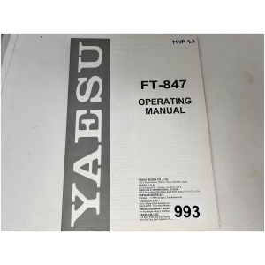 YAESU FT-847 Operating Manual