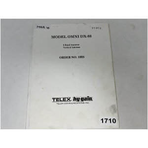 TELEX HY-GAIN OMNI DX-88 "8 Band Amateur Vertical Antenna"