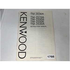 KENWOOD TM-3530A Transceiver - Instruction Manual
