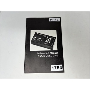 AEA CK-2 Instruction Manual