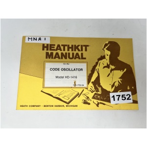 HEATHKIT Manual for HD-1416 Code Oscillator