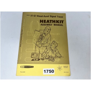 HEATHKIT Assembly Manual for IT-12 Visual-Aural Signal Tracer