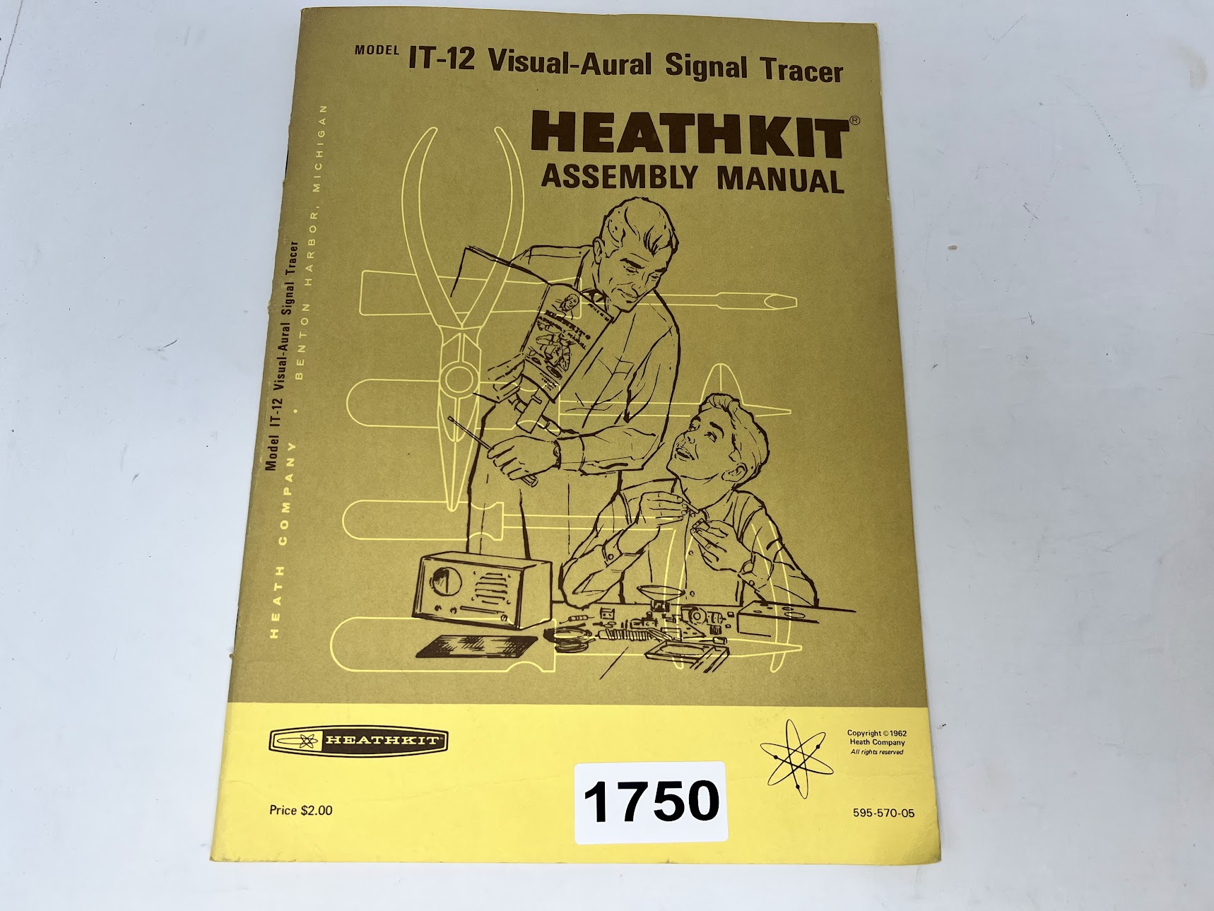 HEATHKIT Assembly Manual for IT-12 Visual-Aural Signal Tracer