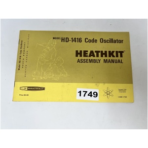 HEATHKIT Assembly Manual for HD-1416 Code Oscillator