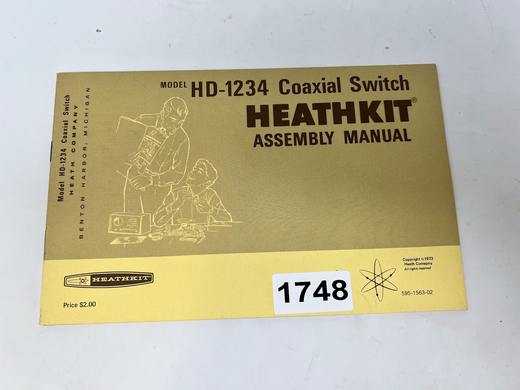 HEATHKIT Assembly Manual for HD-1234 Coaxial Switch