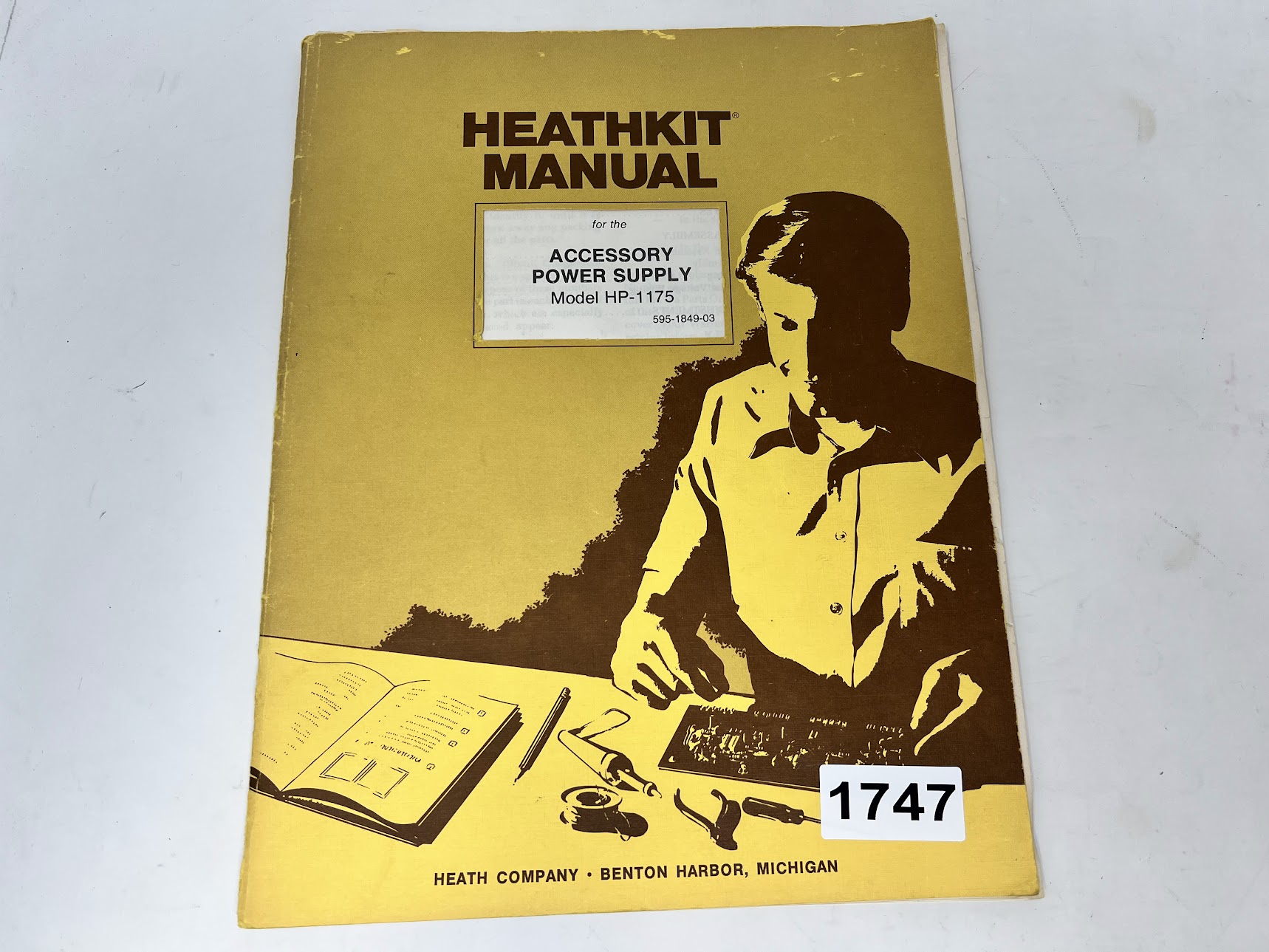 HEATHKIT Manual for HP-1175 Accessory Power Supply