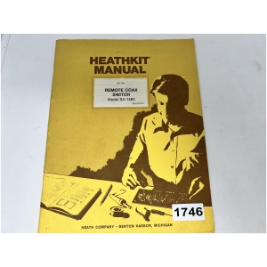 HEATHKIT Manual for SA-1480 Remote Coax Switch