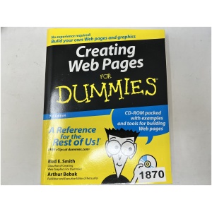Creating Web Pages for DUMMIES 7th Edition - CD ROM Included