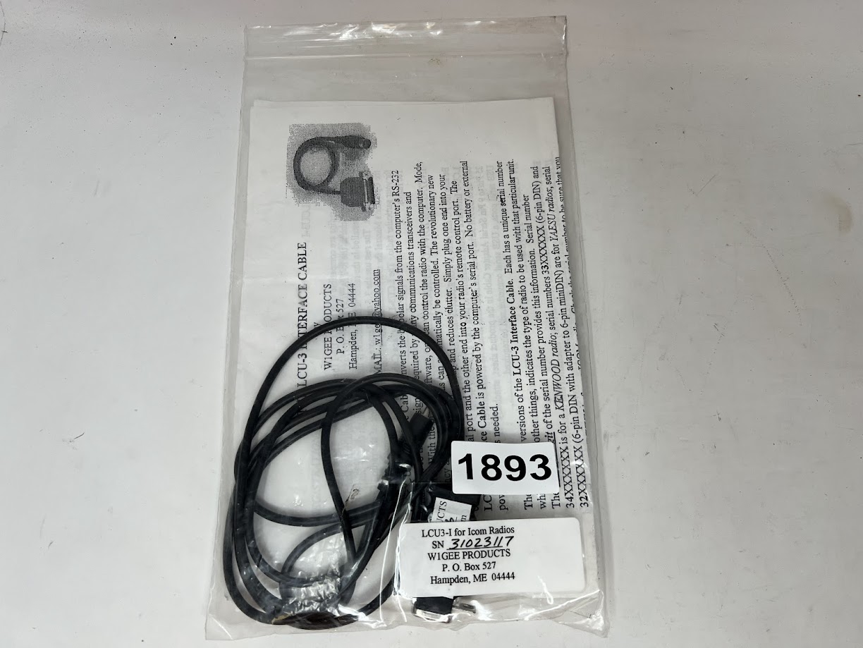ICOM LCU3-I Interface Cable