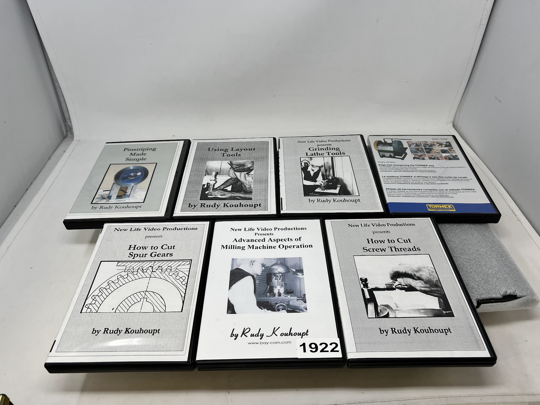 "Workshop" Tormek, Rudy Kouhoupt Video Lot