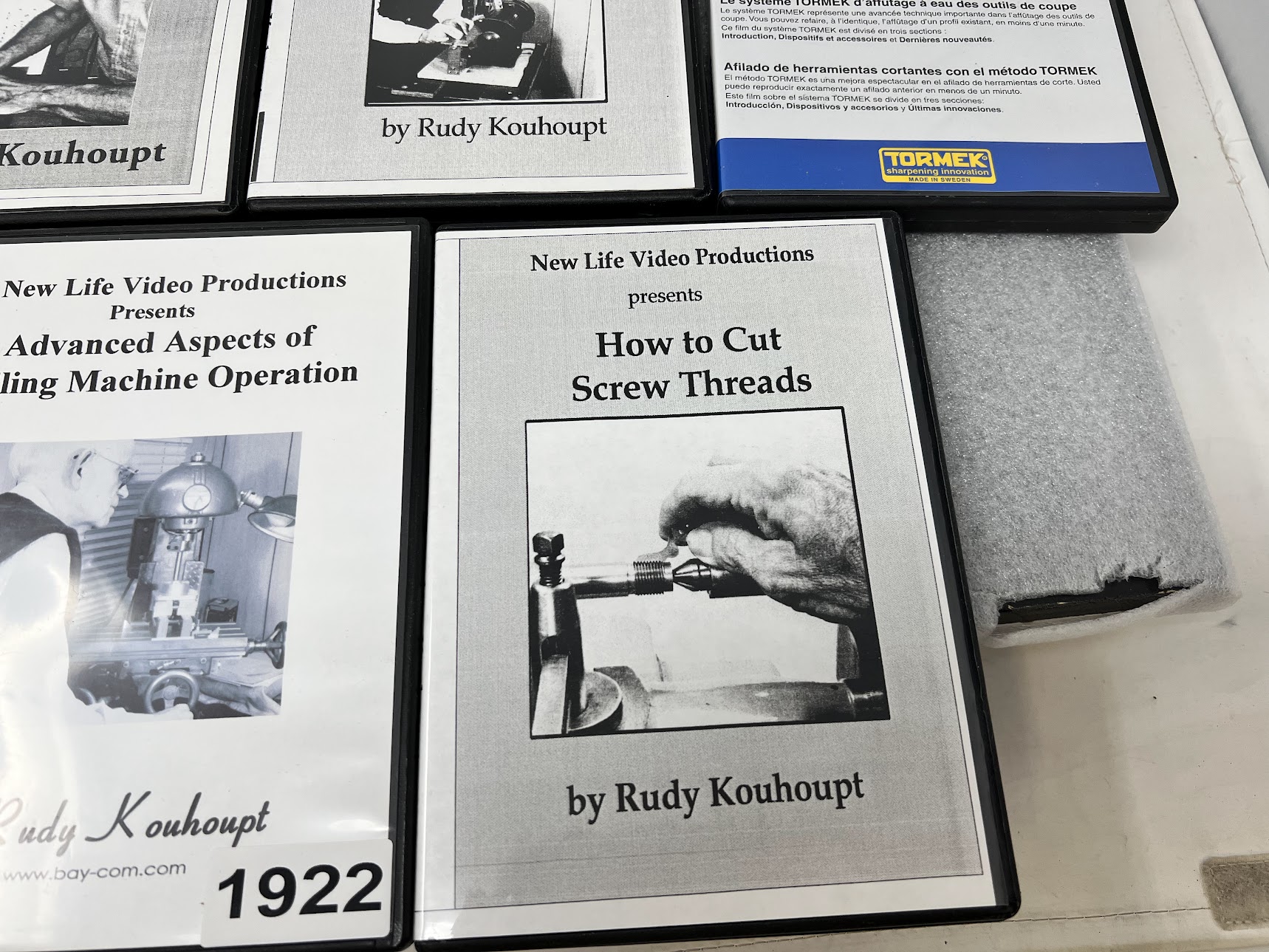 "Workshop" Tormek, Rudy Kouhoupt Video Lot - Image 4