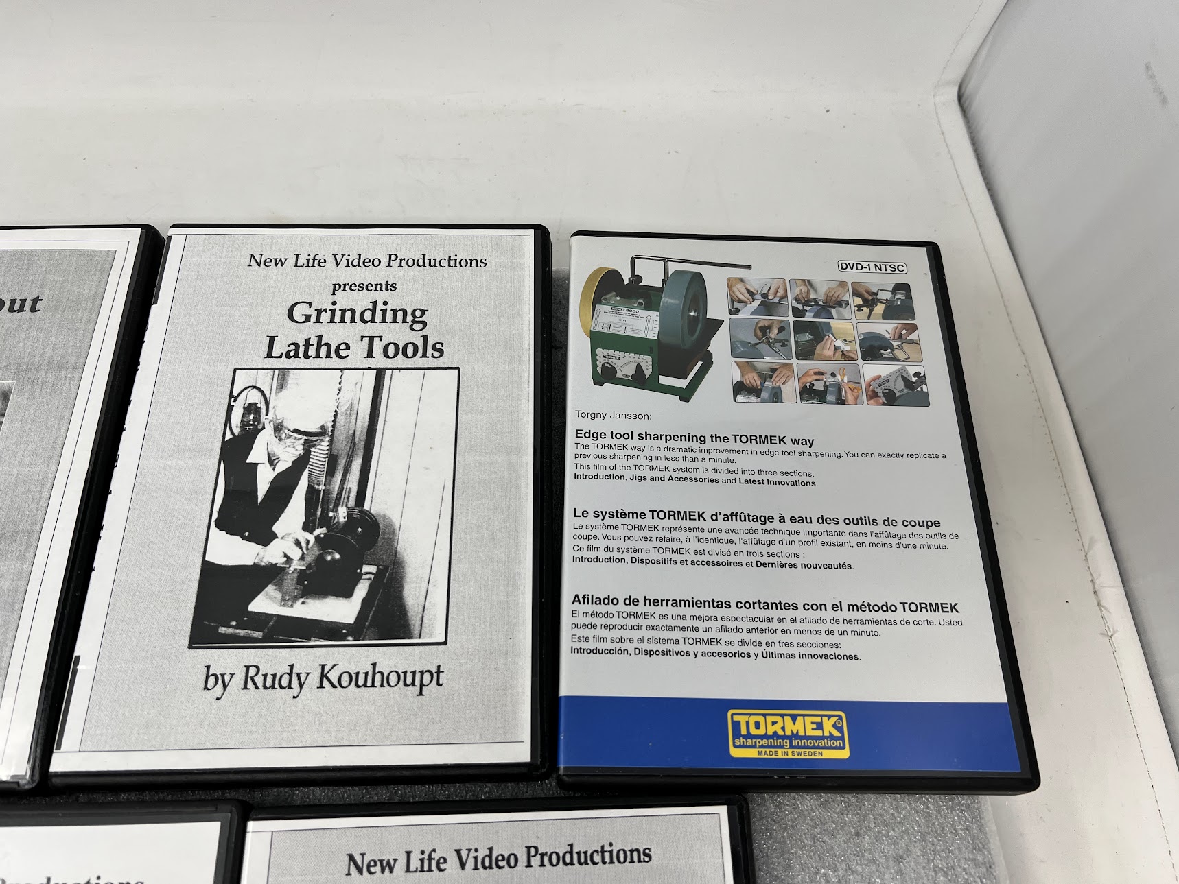 "Workshop" Tormek, Rudy Kouhoupt Video Lot - Image 3