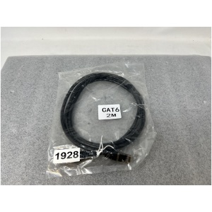 CAT 6, 2M Cable Snagless, Ethernet Cord, Black