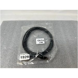 CAT 6, 2M Cable Snagless, Ethernet Cord, Black