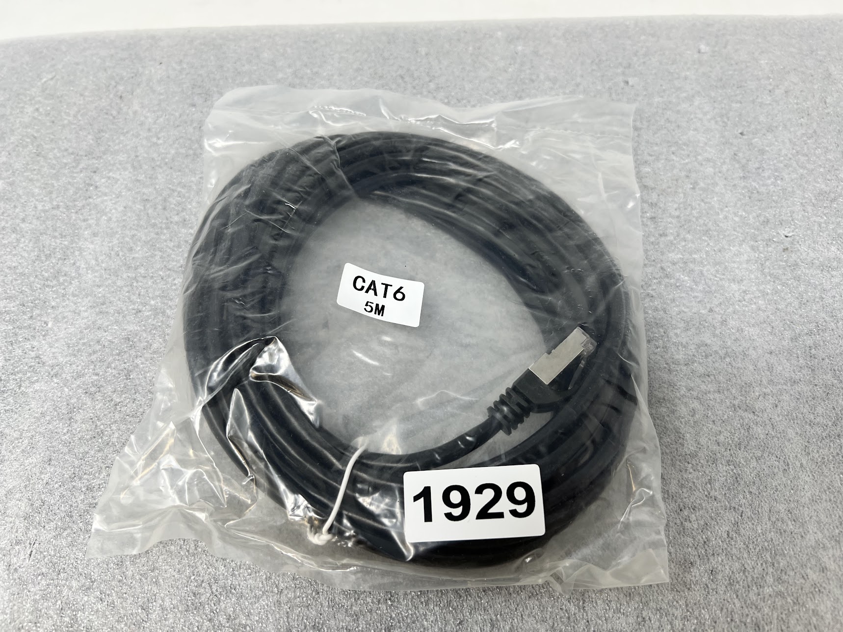 CAT 6, 5M Cable Snagless, Ethernet Cord, Black