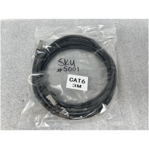 Cat6, 3M Snagless, Ethernet Cord, Black