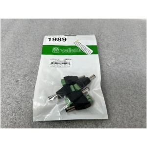 5 Pcs Velleman DC Plug 5.5 X 2.5mm Male to Screw Terminal