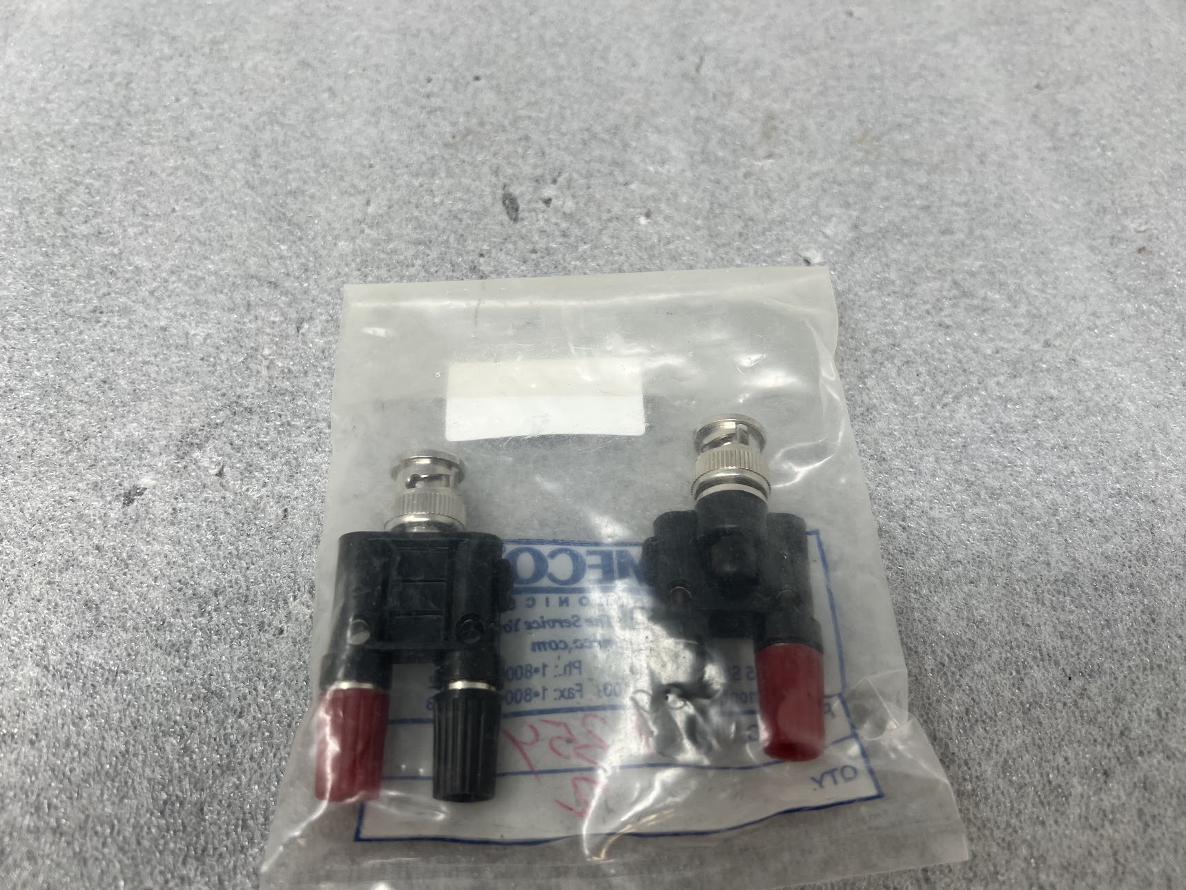 Jameco Electronics BNC male to dual banana plug adapters - Image 2