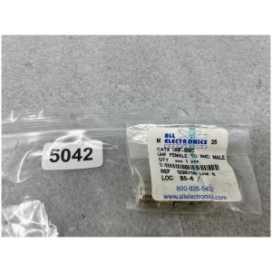 UHF Female (SO‑239) → BNC Male Adapter