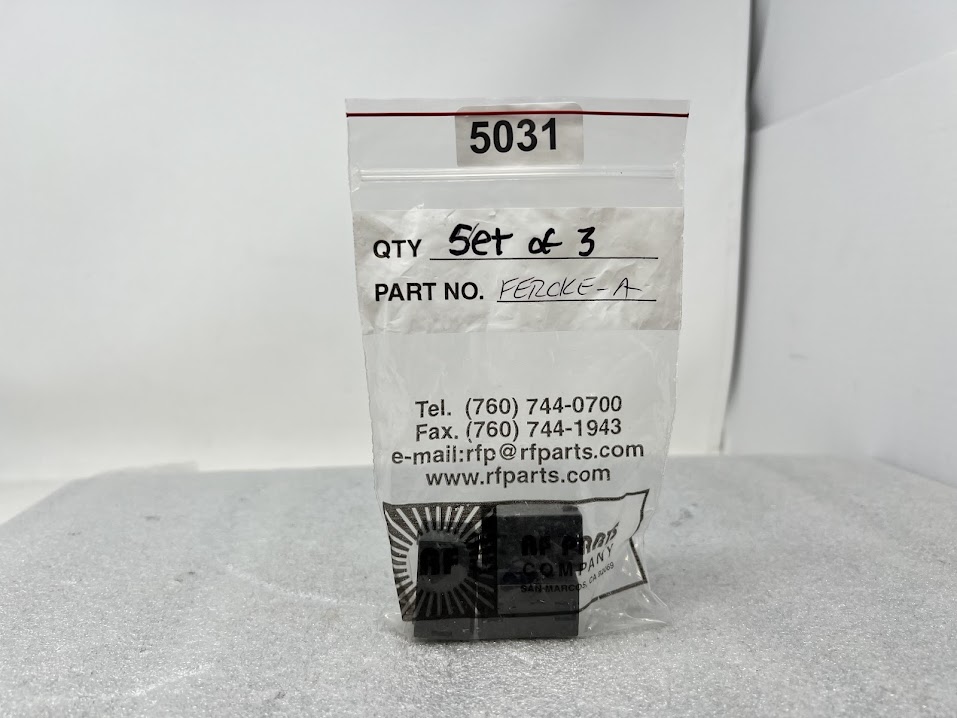 Split Core Ferrite, 9.85 mm, 25 MHz, 300 MHz, 225 ohm (Set of 3)
