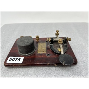 Vintage Telegraph Key Signal Electric Mfg Morse Code Keyer