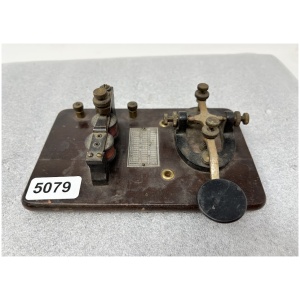Vintage Telegraph Key Signal Electric Mfg Morse Code Keyer