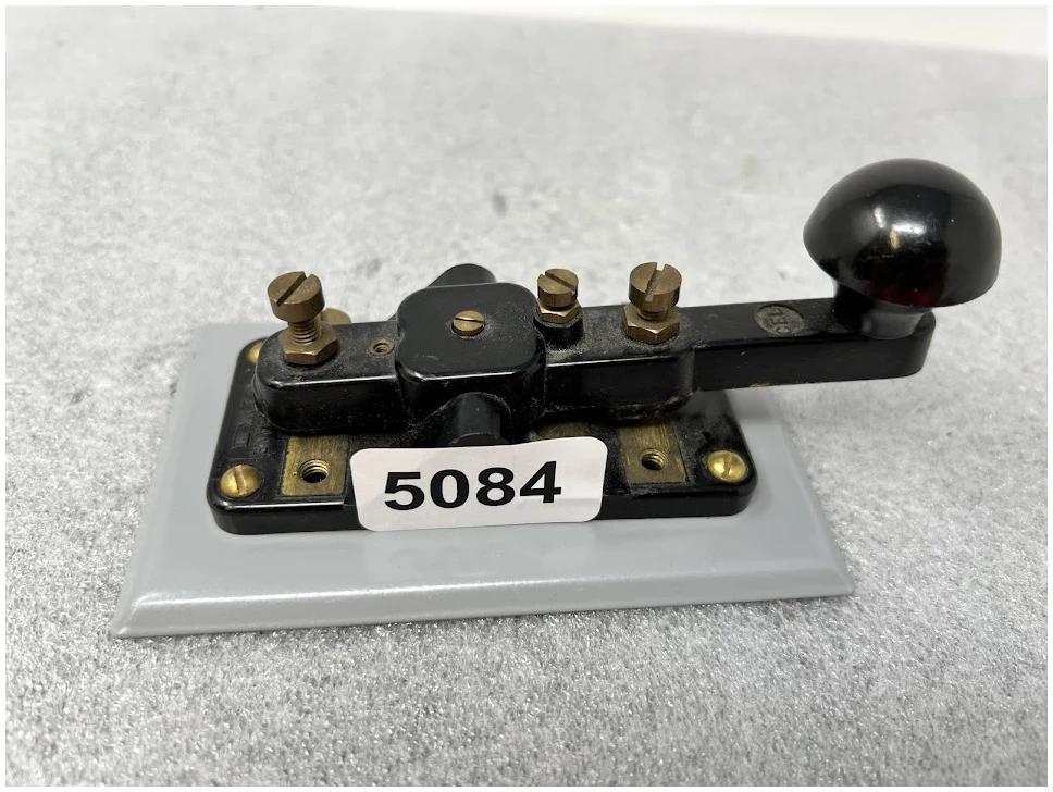 Vintage Russian Army Societ Telegraph Morse Keyer 1940's