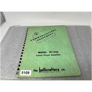 Hallicrafters HT-33A Linear Power Amplifier