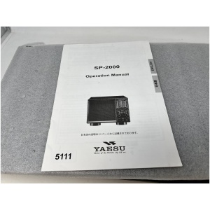 YAESU SP-2000 Operation Manual